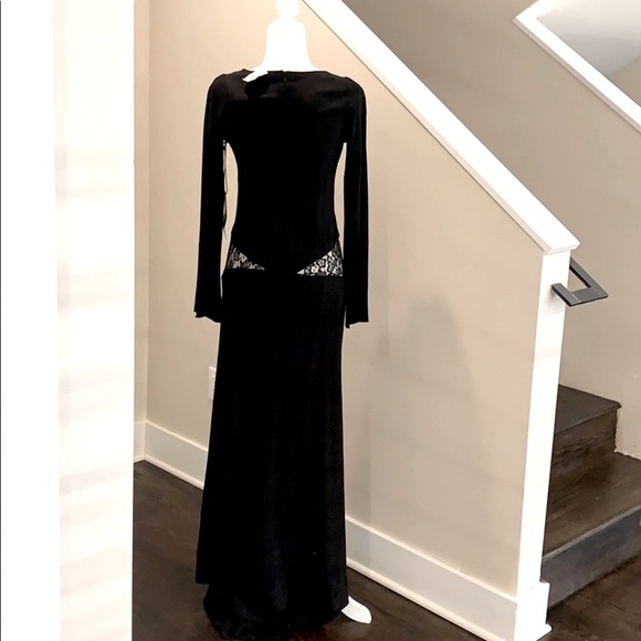 NWT - For Love and Lemons Black Maxi Dress - Picture 4 of 10